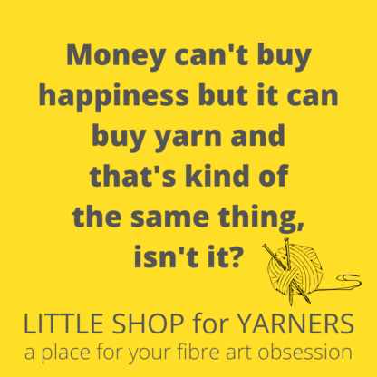 Little Shop for Yarners Quote
