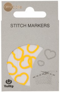 Tulip Stitch Markers Yellow