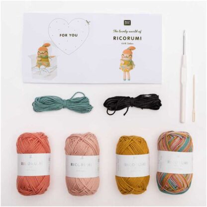 Rico Design - Ricorumi Crochet Kit - Cute Family Girl