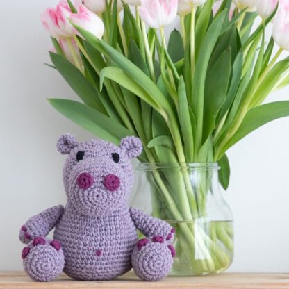 Hoooked DIY Crochet Kit - Hugo Hippo