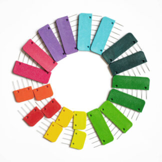 knitpro rainbow knit blockers set