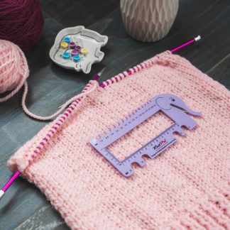 KnitPro Stitch and Needle Gauge with Cutting Tool