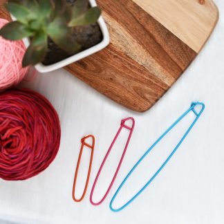 KnitPro Aluminium Stitch Holders set of 3