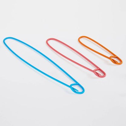 KnitPro Aluminium Stitch Holders set of 3 - Image 3